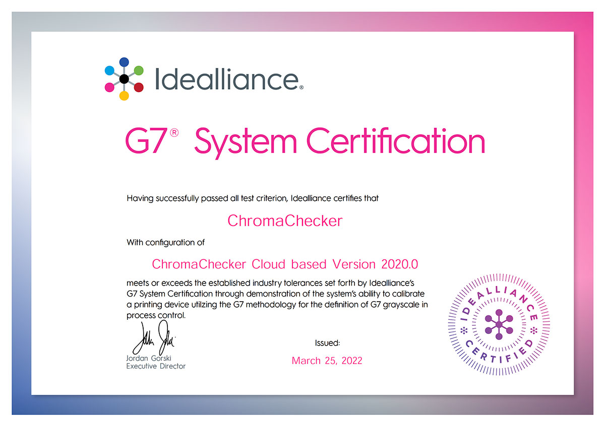 Idealliance_G7System_Certificate_ChromaChecker-2022